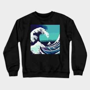 Ocean Waves Crewneck Sweatshirt